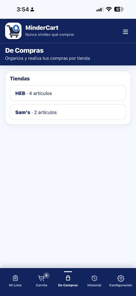 Compra separada entre HEB y Sam's